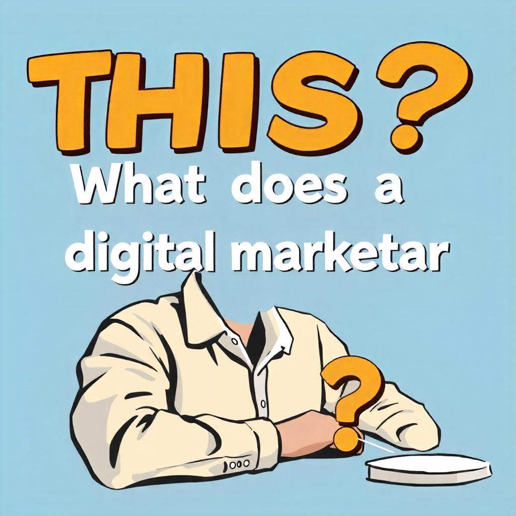 What does a digital marketer do?